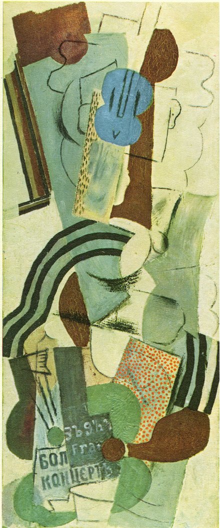 Picasso Woman with guitar 1913